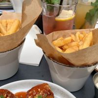 Stillife of fries  and fingerfood 😊👍 at Ellis Gourmet Burger in Bruges