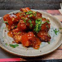 Spicy cauliflower (in the finger food section) at Ellis Gourmet Burger in Bruges