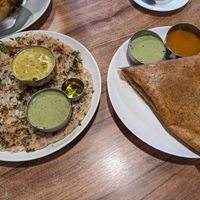 Uttapam and dosa at MTR Malaysia in Kuala Lumpur