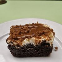 Biscoff cake at Crumbs Kitchen in Cardiff