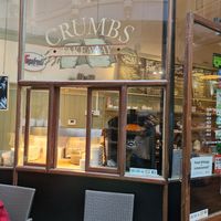 Store front at Crumbs Kitchen in Cardiff