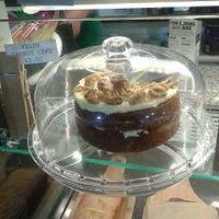 Vegan carrot cake at Thought Foundation in Birtley