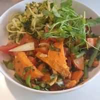 Large salad at Hive Coffee Company in Jarrow