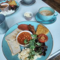 Veggie breakfast at Hive Coffee Company in Jarrow