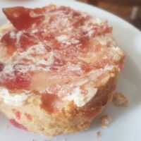 Cherry scone (vg) 😋 at Hive Coffee Company in Jarrow