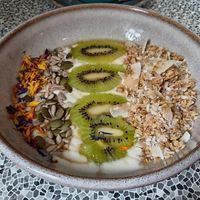 Granola bowl at Hive Coffee Company in Jarrow