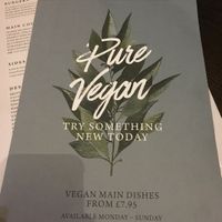 New vegan menu  at The Sheep Heid Inn in Edinburgh