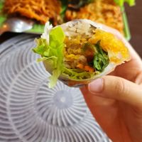 Rice paper roll (rainbow) at Hanh Phuc - Vegetarian Restaurant in Surry Hills