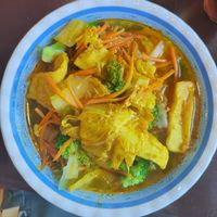 Lemongrass pho at Hanh Phuc - Vegetarian Restaurant in Surry Hills