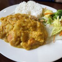 Yellow curry  at Hanh Phuc - Vegetarian Restaurant in Surry Hills