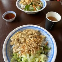 Bún with lemongrass tofuu  at Hanh Phuc - Vegetarian Restaurant in Surry Hills