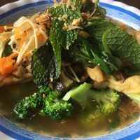 Vegan pho  at Hanh Phuc - Vegetarian Restaurant in Surry Hills