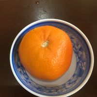 Fresh mandarin for desert at Hanh Phuc - Vegetarian Restaurant in Surry Hills