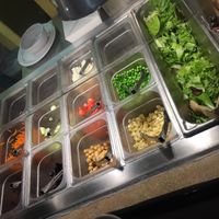 Salad bar at Govinda's Vegetarian Buffet in Eugene