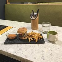 Black Bean Burger  at Imagine Cafe in Mumbai