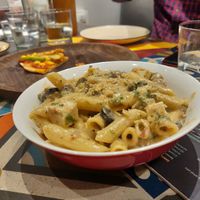 Pasta with Cheese sauce at Imagine Cafe in Mumbai