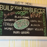 Set menu  at The Sunshine Food Co in Cape Town