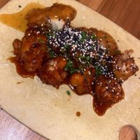 Great cauliflower wings  at KAIME in Medellin