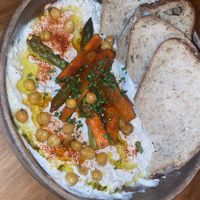 Tofu hummus- so so  at KAIME in Medellin