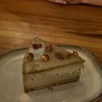 pistacio tart at KAIME in Medellin