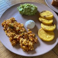 Tofu scramble at KAIME in Medellin
