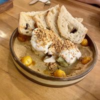 Blumenkohl-Hummus  at KAIME in Medellin