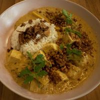 Yellow curry at KAIME in Medellin