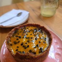 Maracuyá cheesecake at KAIME in Medellin