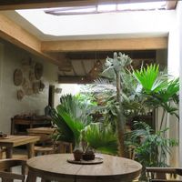 Inside of the restaurant at KAIME in Medellin