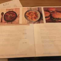 Menú kai  at KAIME in Medellin