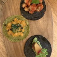 Tacos- 3 types at KAIME in Medellin