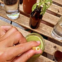 Raw juices  at NektaR in Crete