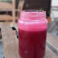 Beetroot juice at NektaR in Crete
