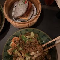 bao and noodles  at Boa-Bao in Lisbon