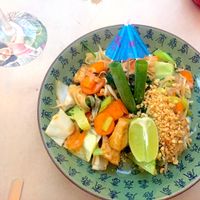 Pad Thai Vegan with Tofu at Boa-Bao in Lisbon