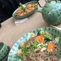 Vegan wok dish with tofu at Boa-Bao in Lisbon