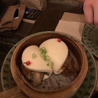 Vegetarian mushroom bao buns  at Boa-Bao in Lisbon