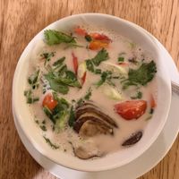 Coconut Curry Veggie Soup at Green Elephant Vegetarian Bistro in Portland