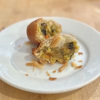 Curry puffs  at Green Elephant Vegetarian Bistro in Portland