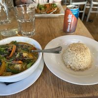 Green curry delight !  at Green Elephant Vegetarian Bistro in Portland