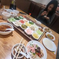 siwawa and all the side dishes I ordered in my screenshot! at Yang YiMa SiWaWa in Guiyang