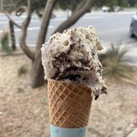 Cookies and Cream vegan ice cream   at Gelato UNOU in Seaford