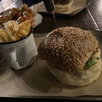 clocky this time and fries  at BrewDog in Brussels