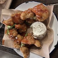 vegan cauliflower buffalo wings 🌶️   at BrewDog in Brussels