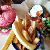 Hail seitan + cauliflower wings at BrewDog in Brussels