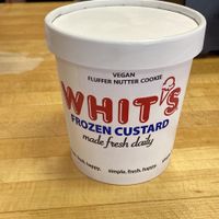 Vegan pint  at Whit's Frozen Custard in Columbus