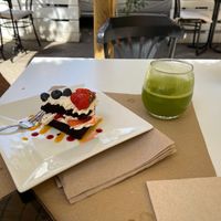 Delectable chocolate cake  at Sabores de Sandra in Mallorca