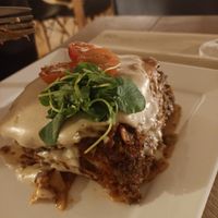 Lasagne at Sabores de Sandra in Mallorca