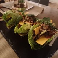 Incredibly tacos a little bit spicy at Sabores de Sandra in Mallorca