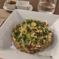 Mushroom risotto at Sabores de Sandra in Mallorca